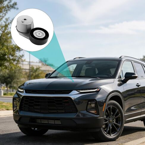 12638689 مجموعة شداد الحزام مع بكرة لسيارة Chevy Equinox 2018-2022، Cruise 2016-2019، Malibu 2016-2023، Trax 2021-2022، Spark 2016-2022، لـ Buick Encore، لـ Cadillac CT6، لـ GMC Terrain 39375 in Saudi Arabia