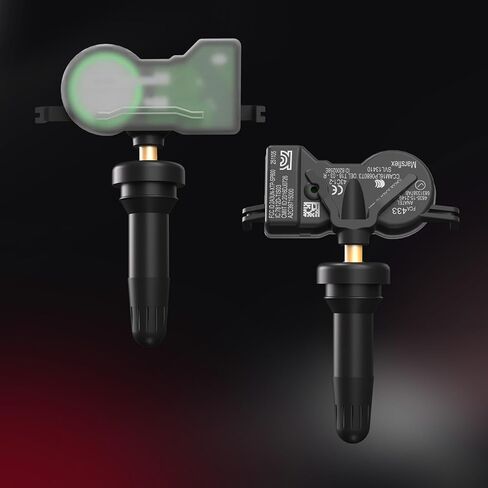 مستشعر ضغط الإطارات Marsflex TPMS - مناسب لسيارة Jeep Compass Renegade Dodge Durango Chrysler Fiat، نظام مراقبة ضغط الإطارات 433 ميجاهرتز، مجموعة من 4 قطع، بديل OE 68313387AB 68252493AB 68313387AA in Saudi Arabia