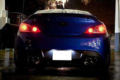 مجموعة إضاءة لوحة ترخيص LED كاملة 3 وات من iJDMTOY OEM-Fit متوافقة مع 2011-16 Hyundai Elantra Sedan و11-18 Kia Forte Sedan، مدعومة بـ 18-SMD Xenon White LED in Kuwait