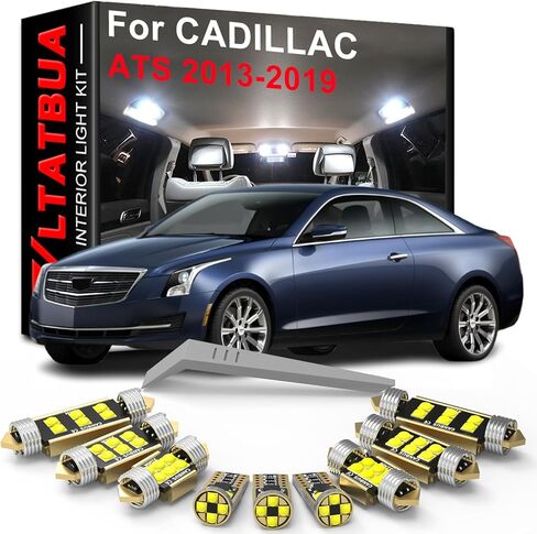 مجموعة أدوات الإضاءة الداخلية LED لاستبدال كاديلاك ATS 2013 2014 2015 2016 2017 2018 2019 in Saudi Arabia