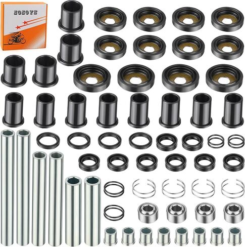 2x Rear Upper+Lower A-arm Bushing Shaft Kit for Honda Rincon 650 680 TRX650 TRX680 2003-2014 in Saudi Arabia