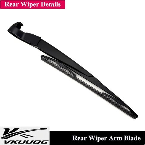 Rear Windshield Wiper Blade Arm Kit Replacement for JEEP WRANGLER 2007-2017, JEEP WRANGLER JK 2018-2018 | Fit Replaces OEM 68002490AB in Kuwait