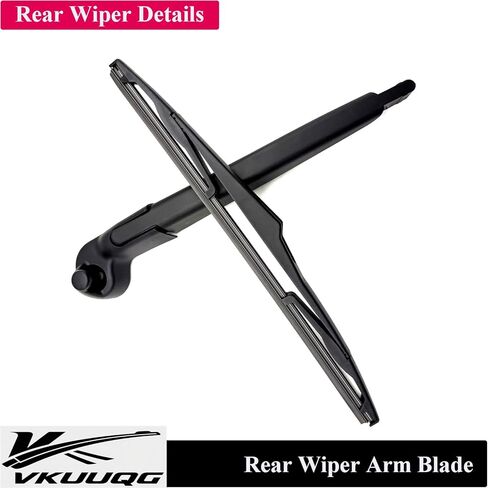 Rear Windshield Wiper Blade Arm Kit Replacement for JEEP WRANGLER 2007-2017, JEEP WRANGLER JK 2018-2018 | Fit Replaces OEM 68002490AB in Kuwait