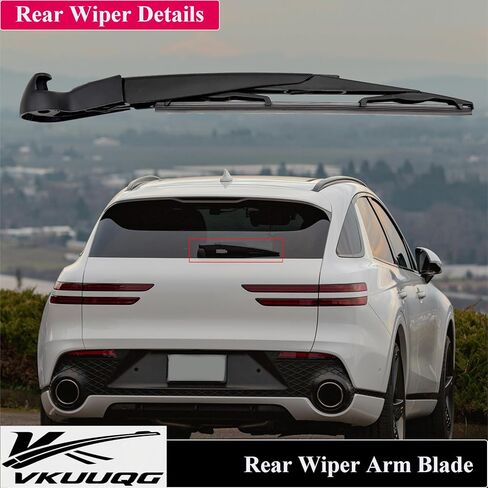 Rear Windshield Wiper Blade Arm Kit Replacement for JEEP WRANGLER 2007-2017, JEEP WRANGLER JK 2018-2018 | Fit Replaces OEM 68002490AB in Kuwait