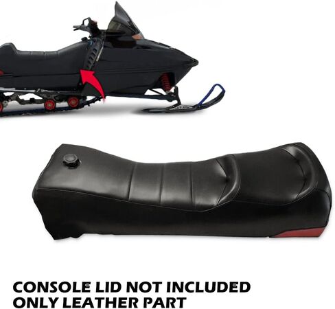 CHEDA Black Synthetic Leather Seat Cover Compatible with Polaris Indy XC500/600/700 1996 1997 1998 1999 2000 2001 2002 2003 in Saudi Arabia