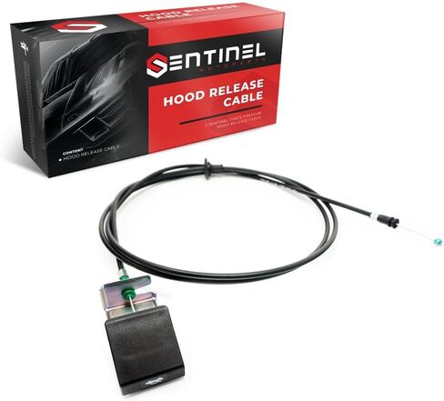 Hood Release Cable Compatible with 2004-2012 Colorado, 2004-2012 Canyon, 2006-2010 H3, 2009-2010 H3T Replaces # 25854190 in Saudi Arabia