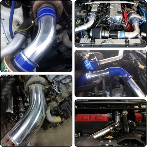 45 درجة 127 مللي متر 5 بوصة من الألومنيوم المبرد مدخل الأنابيب أنبوب خرطوم in Kuwait