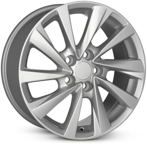 عجلة ألومنيوم بديلة جديدة مقاس 17 × 7.5 بوصة OEM لتويوتا كامري 2021-2023 5-114.3 مللي متر فضي 17 بوصة حافة 4261106J20 in Kuwait