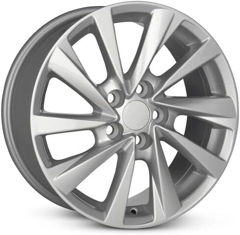 عجلة ألومنيوم بديلة جديدة مقاس 17 × 7.5 بوصة OEM لتويوتا كامري 2021-2023 5-114.3 مللي متر فضي 17 بوصة حافة 4261106J20 in Kuwait
