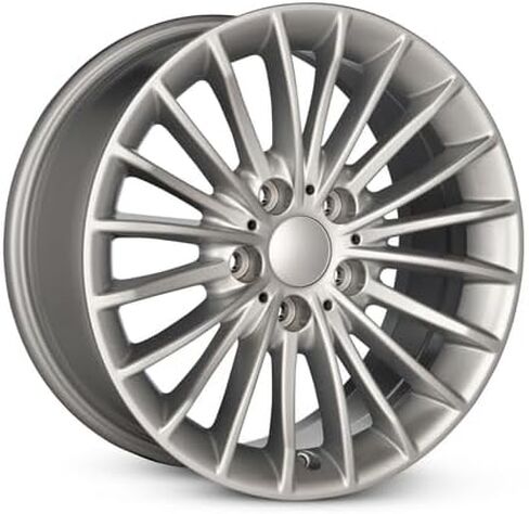 New 17x7.5 inch OEM Direct Replacement Aluminum Wheel for 2012-2018 BMW 320i 5-114.3mm Silver 17 in Rim 36116796241 in Saudi Arabia