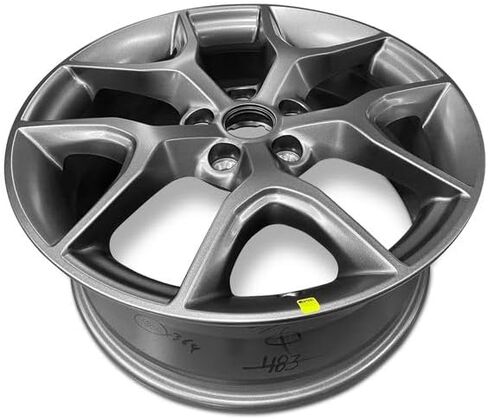 حافة ألومنيوم بديلة مباشرة من OEM مقاس 17 × 7 بوصة - Recond لسيارة جيب شيروكي 2019-2022 5 العروة 110 مم فضية 17 بوصة 6SN89MA7AA in Saudi Arabia