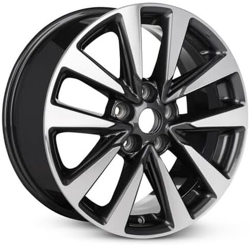 عجلة ألمنيوم بديلة جديدة مقاس 17x7.5 بوصة OEM مباشرة لنيسان ألتيما 2016-2017 5-114.3 مللي متر فحم 17 بوصة حافة 403009HP1A in Saudi Arabia