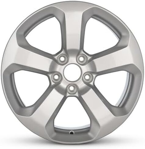 عجلة ألومنيوم بديلة جديدة مقاس 17 × 7 بوصة OEM لسيارة جيب كومباس 2017-2022 5-110 ملم فضية 17 بوصة حافة 5VC25GSAAA in Kuwait