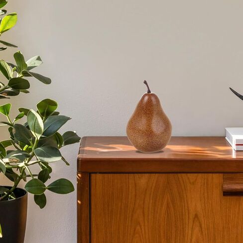 VOSAREA 4pcs Artificial Pears Realistic Pears Model Lifelike Fake Fruit Models for Home Office Restaurant Decor Miniature Props for Teaching and Decorating Spaces in Saudi Arabia