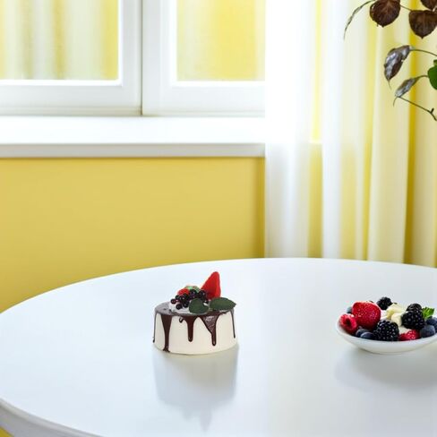 Amosfun Fake Birthday Cake Artificial Fruit Cake Bakery Shop Cake Display Model Party Decoration Coffee in Saudi Arabia