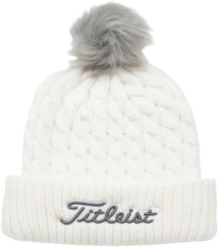 Titleist Golf Cable Knit Pom Pom Beanie in Saudi Arabia