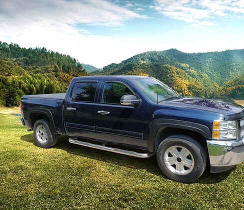 Fender Flares Compatible With 2007-2013 Chevy Silverado 1500, 69.3'' (5.8ft) Short Bed Factory Style Black PP Injection Right Left Wheel Cover Protector Vent By IKON MOTORSPORTS, 2008 2009 2010 2011 in Saudi Arabia