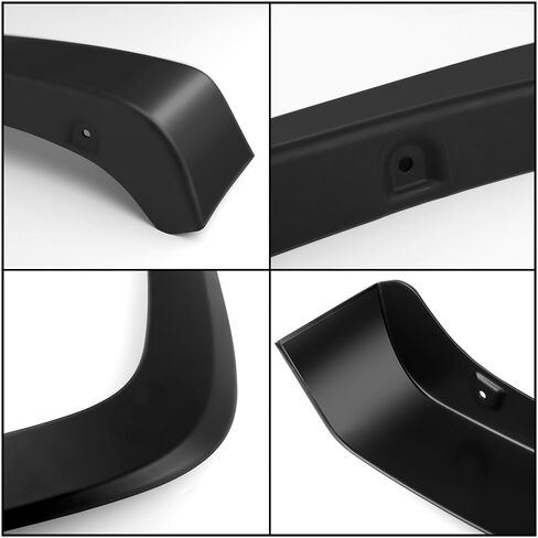 Fender Flares Compatible With 2007-2013 Chevy Silverado 1500, 69.3'' (5.8ft) Short Bed Factory Style Black PP Injection Right Left Wheel Cover Protector Vent By IKON MOTORSPORTS, 2008 2009 2010 2011 in Saudi Arabia