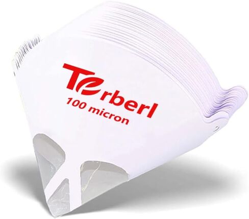 100 Pack 100 Micron Paint Cone Paint Strainers, 100 Micron Paint Filter Paint Filter Cone with Fine Nylon Mesh - Automotive, Spray Guns, Arts & Crafts, Hobby & Painting Projects in Kuwait