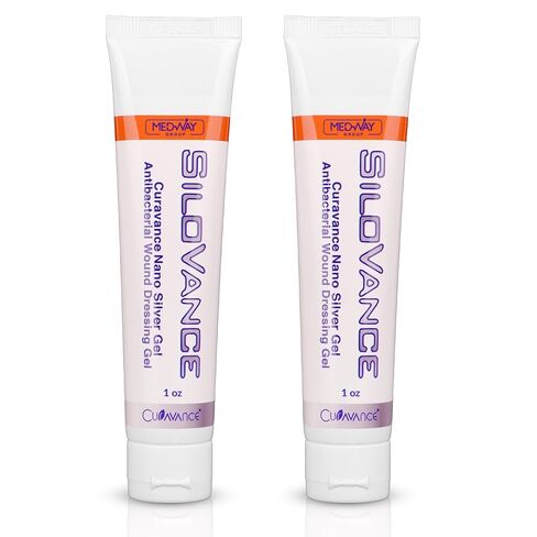 جل CuraVance SiloVance Nano Silver، 1 أونصة - 4 عبوات in Kuwait