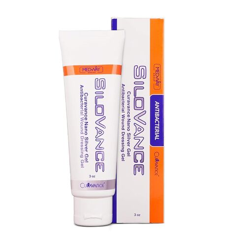 جل CuraVance SiloVance Nano Silver، 1 أونصة - 4 عبوات in Kuwait