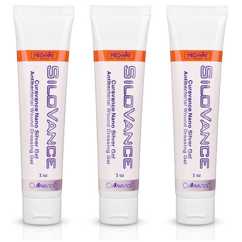 جل CuraVance SiloVance Nano Silver، 1 أونصة - 4 عبوات in Kuwait