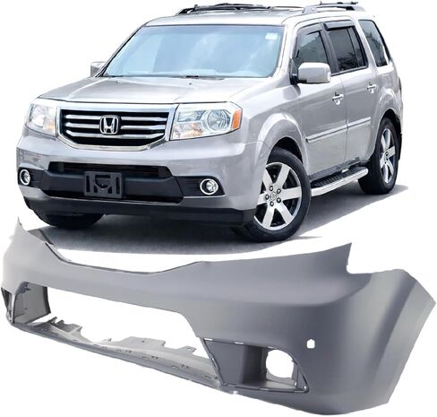 FitParts متوافق مع غطاء المصد الأمامي Honda Pilot 2012-2015. معدة جديدة مع بارك Hls. HO1000286 04711-SZA-A60ZZ in Saudi Arabia