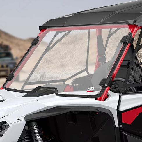 الزجاج الأمامي KEMIMOTO متوافق مع Talon 1000X/R/X4/XS/RS، مقاوم للخدش مطلي بطبقة صلبة 1/4 بوصة من البولي كربونات للزجاج الأمامي الكامل عالي التحمل 2019-2026 in Saudi Arabia