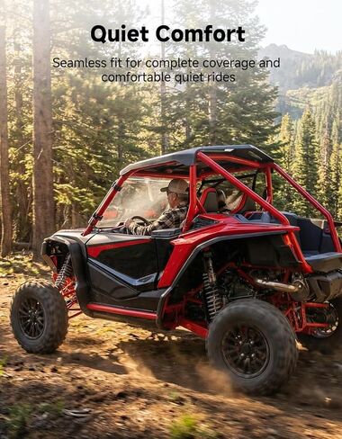 الزجاج الأمامي KEMIMOTO متوافق مع Talon 1000X/R/X4/XS/RS، مقاوم للخدش مطلي بطبقة صلبة 1/4 بوصة من البولي كربونات للزجاج الأمامي الكامل عالي التحمل 2019-2026 in Saudi Arabia