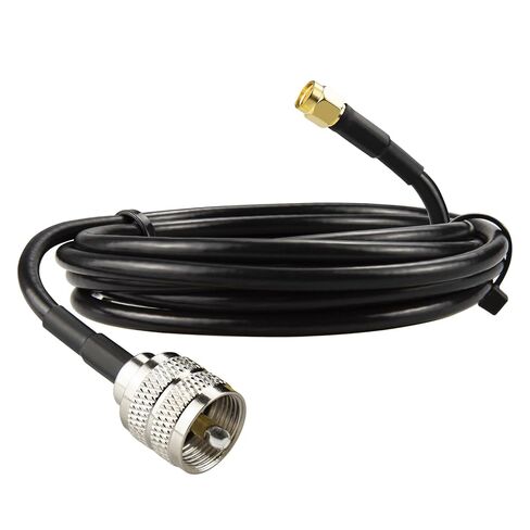 BOOBRIE 6.56ft SMA Female to UHF Female Coaxial Cable RG58 SMA Male to SO239 Jumper Cable Ham Radio Antenna Adapter Cable for Handheld CB Ham Radio Walkie Talkie Kenwood Baofeng BF-F8HP UV-5RA in Saudi Arabia