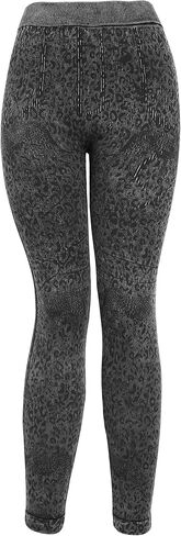 Boutique4Divas Women's Leopard Print Stretch Fake Jeans Leggings in Saudi Arabia