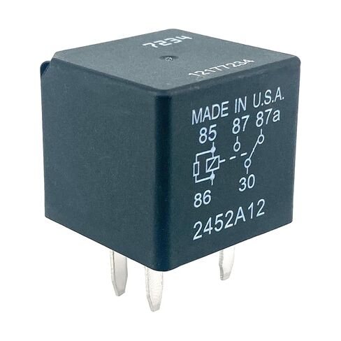 12177234 Relay (2-Pack) 12V 30A 5-Pin SPDT Multi-Purpose Relay Compatible with Chevy Silverado Ford F150 Toyota Tacoma Fixes Fuel Pump P0230 and AC Blower Issues Replacement for 15328865 12193602 in Saudi Arabia
