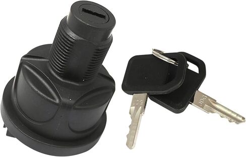 XQSMWF Ignition Rotary Switch with Keys Fit for John Deere 636M 648M 652M 652R Quik-Trak Mowers Z915 Z920 Z930 Z950 Z960 Z970 Mowers, Replace AUC15805 TCA26088 TCA24615 UC10104 AUC13979 in Saudi Arabia