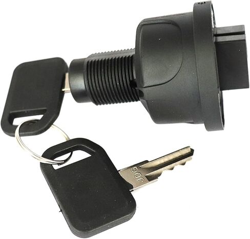 XQSMWF Ignition Rotary Switch with Keys Fit for John Deere 636M 648M 652M 652R Quik-Trak Mowers Z915 Z920 Z930 Z950 Z960 Z970 Mowers, Replace AUC15805 TCA26088 TCA24615 UC10104 AUC13979 in Saudi Arabia