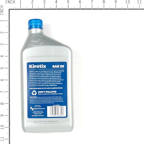 Kinetix High Performance Oils and Lubricants SAE 30 1 Quart Small Engine Oil in Saudi Arabia