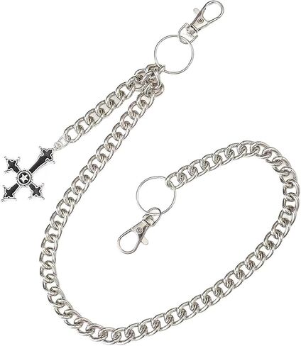 Silver Jean Chain ，Trousers Chain For Young Population,Fashionable Pants Chain Goth Punk,Hip-Hop Rock Style,Accessory for Women and Men in Saudi Arabia