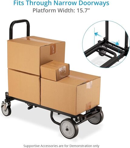 PROAIM Vanguard Nano 8-in-1 Adjustable Foldable Cart with Wheels. Equipment Platform Truck, Hand Trolley, Luggage Utility, Roller Moving Cart. Extends 24.4" to 39". 150kg/330lb Payload (CT-VNGD-UCN) in Saudi Arabia
