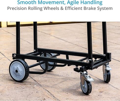 PROAIM Vanguard Nano 8-in-1 Adjustable Foldable Cart with Wheels. Equipment Platform Truck, Hand Trolley, Luggage Utility, Roller Moving Cart. Extends 24.4" to 39". 150kg/330lb Payload (CT-VNGD-UCN) in Saudi Arabia