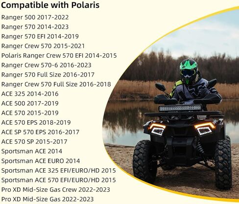 7082037 Air filter for Polaris Ranger 570 500 570 SP 570 EFI 570 Crew ACE 325 500 570 Full Size Midsize Side by Side 2014-2023, Replaces 2521372 in Kuwait