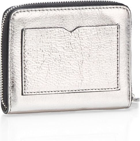 AllSaints Women's Handbag Lena Hex Zip Wallet Silver in Saudi Arabia