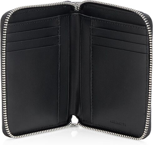 AllSaints Women's Handbag Lena Hex Zip Wallet Silver in Saudi Arabia