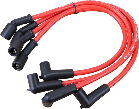 AIP Electronics Dragon FIRE عالي الأداء LS ملف الإشعال تحويل 10 مم منخفض أوم 600 F مصنع مناسب لمجموعة أسلاك توصيل الإشعال لـ 2004-2011 Mazda RX-8 RX8 OEM Fit PWJ204 in Saudi Arabia