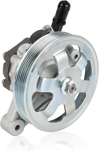 Power Steering Pump with Pulley Compatible with Honda Odyssey 3.5L V6 2011 2012 2013 2014 2015 2016 2017, Ridgeline Pilot 3.5L V6 2012 2013 2014, Replacement for 56110RV0A01, 21-534, 96-665 in Kuwait