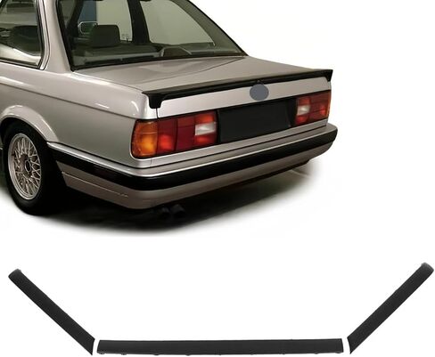 Replacement For Bumper Trim/Molding For Bmw E30 316 318 320 325 1987-1994 Rear Bumper Trim Molding Set Euro Late Plastic in Saudi Arabia