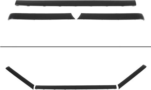 Replacement For Bumper Trim/Molding For Bmw E30 316 318 320 325 1987-1994 Rear Bumper Trim Molding Set Euro Late Plastic in Saudi Arabia