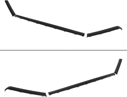 Replacement For Bumper Trim/Molding For Bmw E30 316 318 320 325 1987-1994 Rear Bumper Trim Molding Set Euro Late Plastic in Saudi Arabia