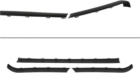 Replacement For Bumper Trim/Molding For Bmw E30 316 318 320 325 1987-1994 Rear Bumper Trim Molding Set Euro Late Plastic in Saudi Arabia
