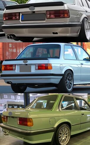 Replacement For Bumper Trim/Molding For Bmw E30 316 318 320 325 1987-1994 Rear Bumper Trim Molding Set Euro Late Plastic in Saudi Arabia