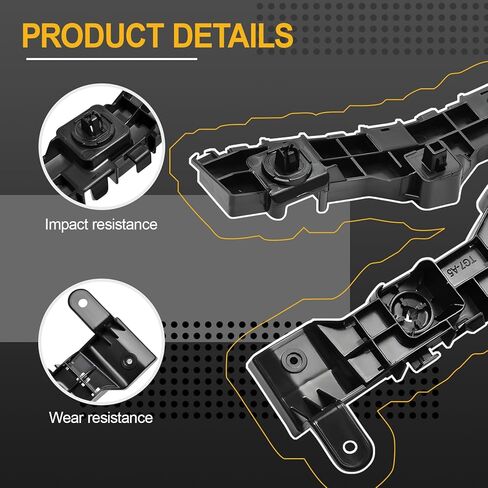 Front Bumper Bracket Holder Kit Compatible with 2019-2022 Pilot Part Number 71193-TG7-A51 (Left and Right) in Saudi Arabia