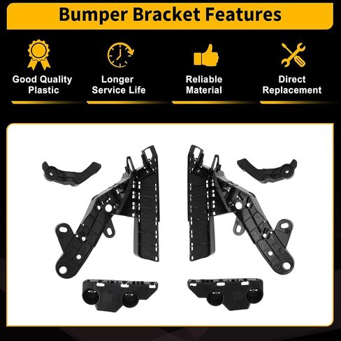 Front Bumper Bracket Retainer for Nissan Altima 2013-2015 No.620583TA0A/620593TA0A/622263TA0A/622273TA0A/622213TA0A/622203TA0A Left Driver Right Passenger Side 1 Set in Saudi Arabia